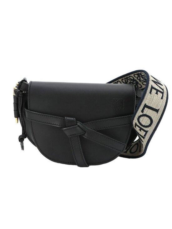 Loewe Handbags - ★SOLD★ Loewe Gate Dual Mini Shoulder Bag Leather Black Gold